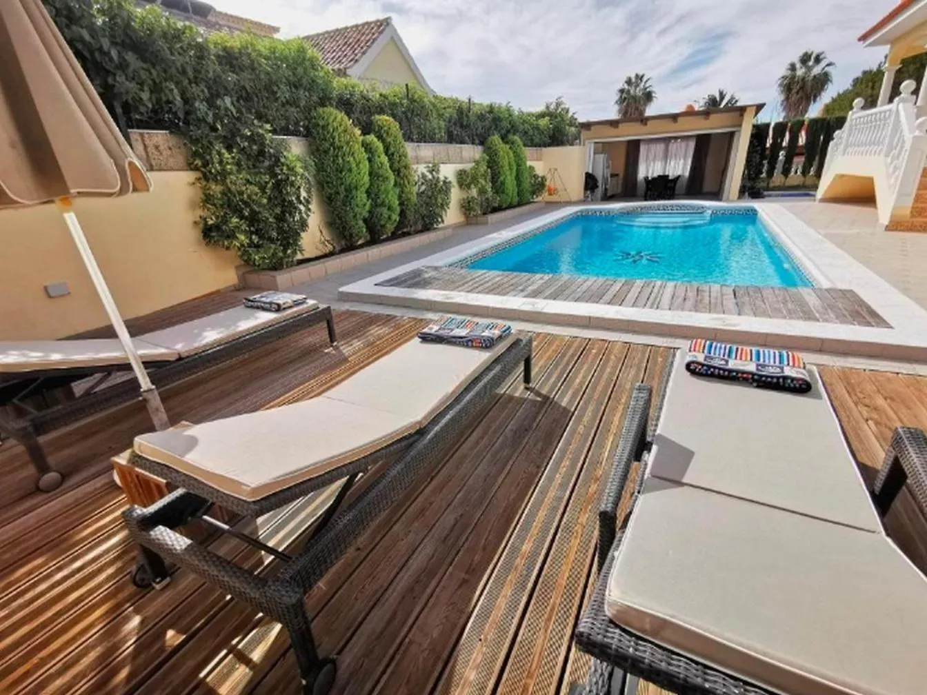 Villa Samarina En La Prestigiosa Zona De La Caleta Golf Costa Adeje  0*, Costa Adeje (Tenerife) Španělsko